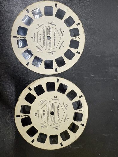Vintage Red 3D View-Master with Thunderbirds Reels