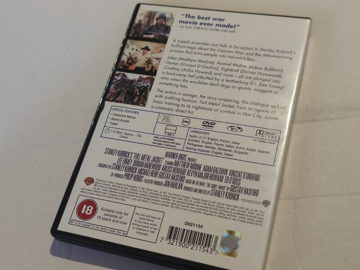 Full Metal Jacket Dvd