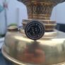Beautiful Quality Antique Victorian Brass Oil Lamp made by Young's Paraffin Light and Mineral Oil Company in Edinburgh Scotland Image 5
