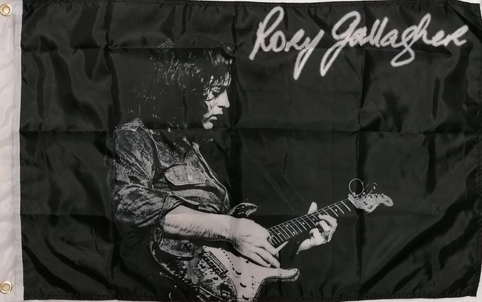 Rory Gallagher Music Flag 90cm x 60cm.