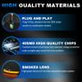 1Pair Flowing Dynamic Indicator Turn Signal Light LED Side Wing Mirror Blinker for Ford Focus Image 5