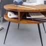Coffee table made of fine Sheesham rosewood solid wood Image 2