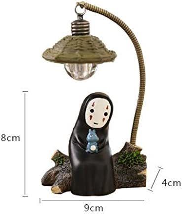 No Face Man Night Light Table Desk Lamp Miyazaki Hayao Anime Kaonashi Children Gift Kids Toy Home Decor Craft Decorative Sleep Lamp