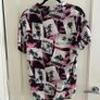 Black and pink button up shirt primark Image 2