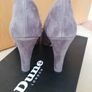 Dune grey suede platform court uk4 Image 5