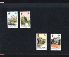 1986 Alderney Alderney Forts Commemorative Stamp Presentation Pack