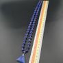 Vintage Lapis Lazuli Beads with Silver Triangle Lapis Pendant Necklace Image 6