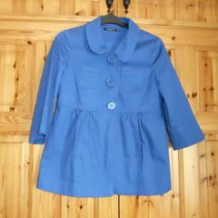 Fab Cobalt Blue Swing Coat/Jacket