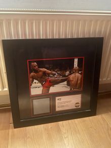 UFC 278 Framed Canvas Leon Edwards vs Kamaru Usman