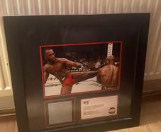 UFC 278 Framed Canvas Leon Edwards vs Kamaru Usman