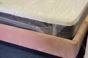 6ft Silent night Pink bedframe + Emma 6ft Mattress