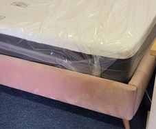 6ft Silent night Pink bedframe + Emma 6ft Mattress