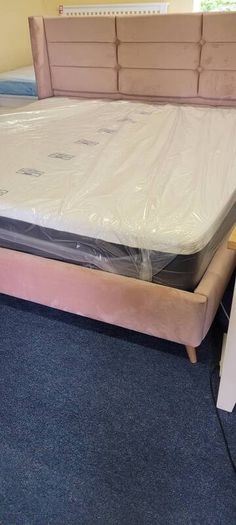 6ft Silent night Pink bedframe + Emma 6ft Mattress