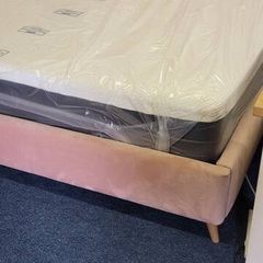 6ft Silent night Pink bedframe + Emma 6ft Mattress