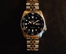 JDM Seiko 5 Sports 38mm Black Ref. SBSA225