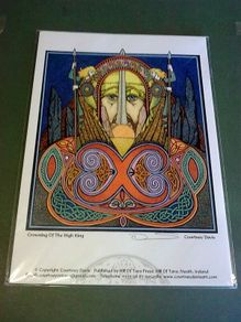 Crowning of the High King Celtic print by Courtney Davis Ireland Irish