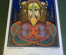 Crowning of the High King Celtic print by Courtney Davis Ireland Irish