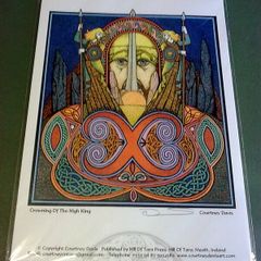 Crowning of the High King Celtic print by Courtney Davis Ireland Irish