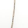 925 Vintage Sterling Silver Italian Bar LinkChain Image 4