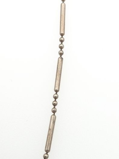 925 Vintage Sterling Silver Italian Bar LinkChain