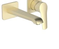 Aqualla hanna wall mounted basin mixer Brushed brass