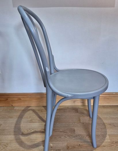 Classic Thonet No. 18 Style Bistro Chairs Slate Grey