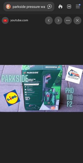 parkside pressure washer