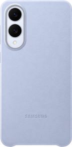 Original Samsung Kindsuit Case EF-VS937 for Galaxy S25 Edge, Smartphone Cover in Leather Look, Mobile Phone Case, Protective Case, Scratch Resistant, Light Blue