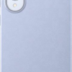 Original Samsung Kindsuit Case EF-VS937 for Galaxy S25 Edge, Smartphone Cover in Leather Look, Mobile Phone Case, Protective Case, Scratch Resistant, Light Blue