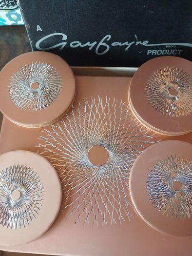 vintage placemat and coasters