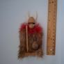 Vintage Wooden Viking Warrior (Made in Denmark) Image 5