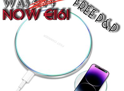NEW SALE | Charging Pad, 15W Max Wireless Charger for iPhone 15/15 Plus/14/14 Plus/14 Pro/14 Pro Max/13 Pro Max/13/13 Mini/12, Samsung Galaxy S22/S21/S20/S10, HUAWEI Mate RS/P30 Pro