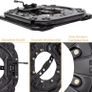 Universal Heavy Duty Seat Swivel Base, 3.0mm Steel Plate Swivel Seat Base 360 Degree Rotatable for RV Van Camper Boat Truck Bus Image 7