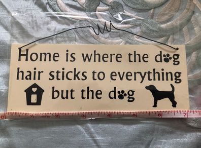 Wooden Dog sign