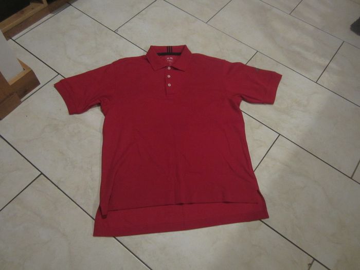Red Adidas Polo      Size L