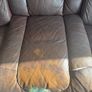 3 seat Leather Recliner Sofa / Couch Image 5