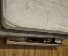 Small double bed