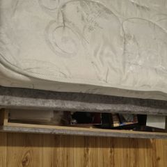 Small double bed