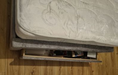 Small double bed