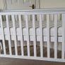 Nested Sorrento wooden cot bed white from Smyths Image 7