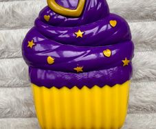 Polly Pocket Sweet Treat Cupcake Cafe Compact Mattel Miniature Doll House 2017 NO Lock Used Please see photos