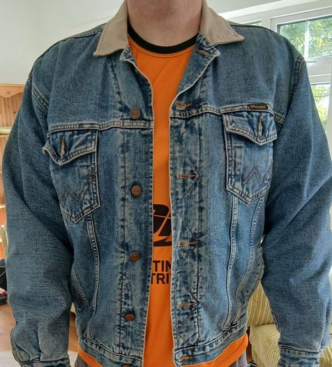 Vintage wrangler lined jacket
