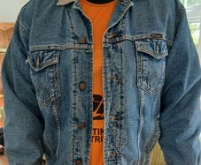 Vintage wrangler lined jacket