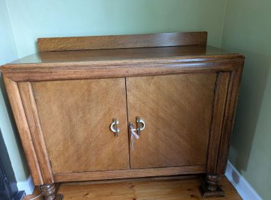 1930's Oak Sideboard/ Cabinet