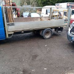 ford transit aluminium flatbed with taillift