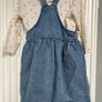 H&M baby 2-piece dungaree dress set Image 2