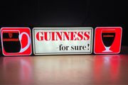 Guinness for sure double sided bar sign