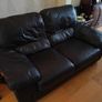 Leather Sofa - two seater x2 Image 3