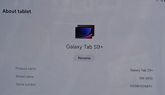 Samsung Galaxy Tab S9 plus |SM- X810 | 12 GB | 256 GB | Graphite ( Pen) - Graphite, WiFi