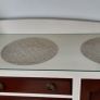Antique side board & matching mirror Image 2